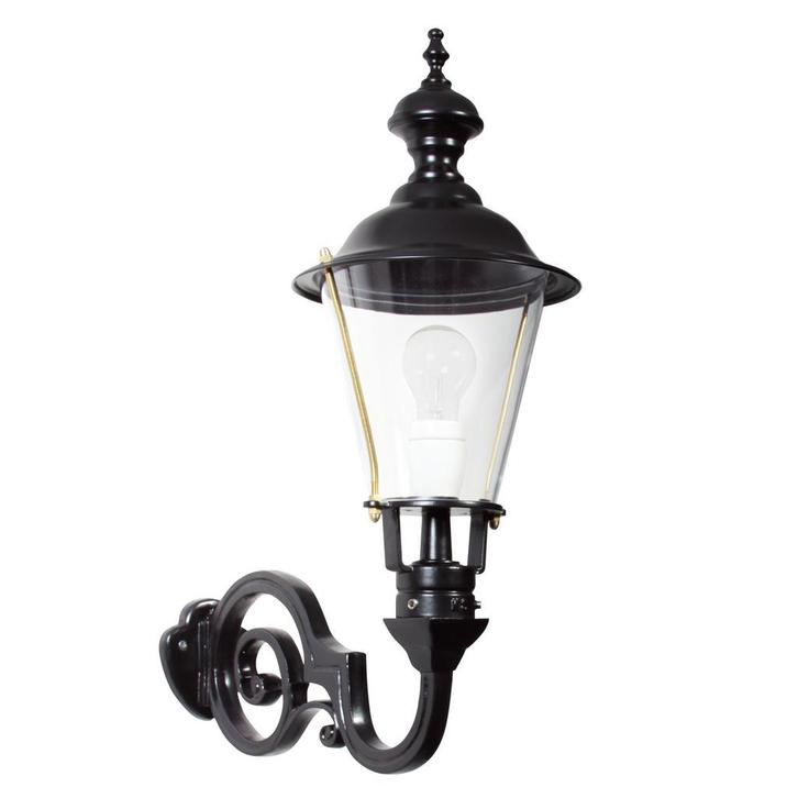 Buitenverlichting wand rond Buitenlamp Amstel M Zwart, Tuin en Terras, Buitenverlichting, Verzenden