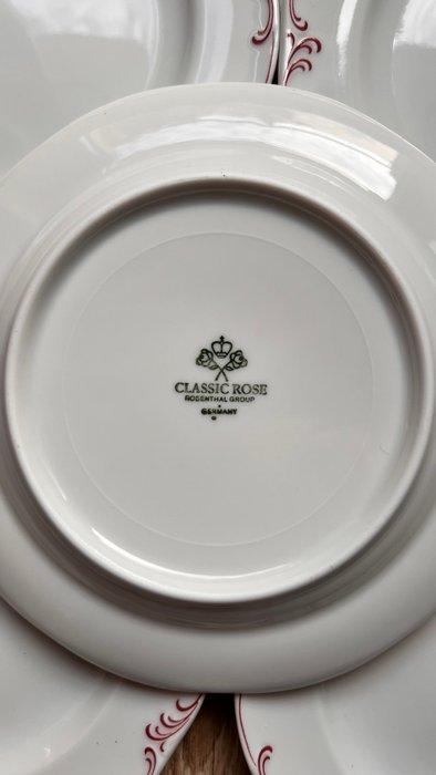 Rosenthal - Ontbijtbord (12) - Porselein - Klassiek Rose, Antiek en Kunst, Antiek | Meubels | Tafels