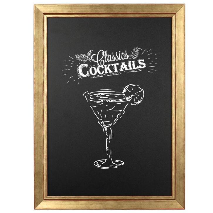 Krijtbord Tropez Goud 70x100cm, Huis en Inrichting, Woonaccessoires | Lijsten, Verzenden