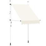 Handmatige Luifel 150cm creme | Tweede Kansje, Verzenden, Nieuw, Minder dan 250 cm, 150 tot 300 cm