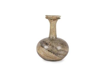 Romain antique Très grande bouteille en verre Avec licence