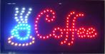 Coffee koffie lamp LED verlichting reclame bord lichtbak #F, Verzenden