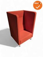Lande - akoestische fauteuil - Refurbished - Oranje, Vergader- of Presentatieruimte, Ophalen of Verzenden, Gebruikt, Stoel