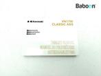 Instructie Boek Kawasaki VN 1700 Classic LT 2009 (VN1700G), Motoren, Verzenden, Gebruikt
