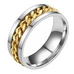 Fako Bijoux® - Fidget Ring - Anxiety Ring - Angst Ring -, Bijoux, Sacs & Beauté, Bagues, Verzenden