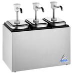 Sausdispenser | RVS | 3 BCMK Dispensers (3x 3L) |Bereila, Verzenden, Nieuw in verpakking