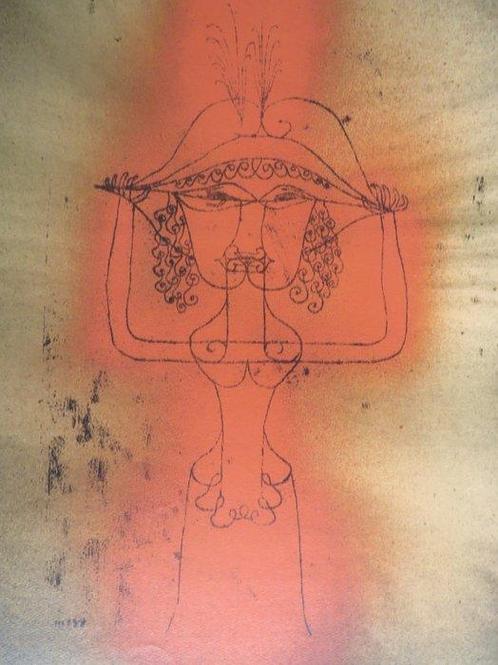 Paul Klee - Le printemps des poètes - Die Sängerin der, Antiek en Kunst, Kunst | Tekeningen en Fotografie
