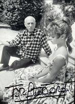 / - Brigitte Bardot & Pablo Picasso autograph original -