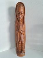 Beeld, Groot Maria beeld - 54 cm - Hout, Antiek en Kunst