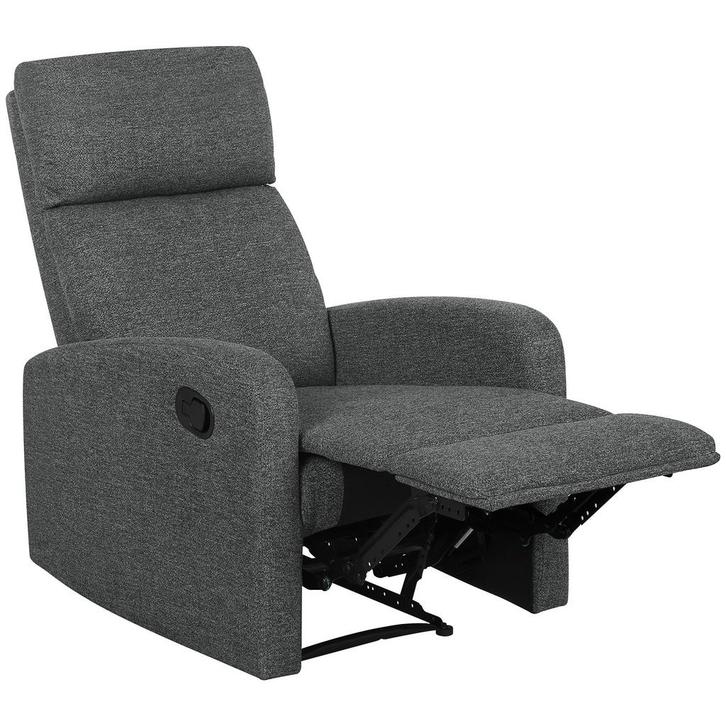 Woonkamerstoel - Relaxstoel - Verstelbare ligstand - Grijze, Huis en Inrichting, Fauteuils, Nieuw, Stof, Ophalen of Verzenden