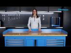 Datona Werkbank PRO met bamboe werkblad en legbord - 200 cm, Doe-het-zelf en Bouw, Ophalen of Verzenden, Nieuw