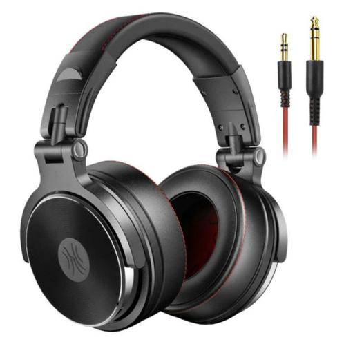 Pro Studio Koptelefoon met 6.35mm en 3.5mm AUX Aansluiting -, Telecommunicatie, Mobiele telefoons | Oordopjes, Nieuw, Verzenden