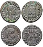 Romeinse Rijk. Constantine II (337-340 n.Chr.). Lot of 2 Æ
