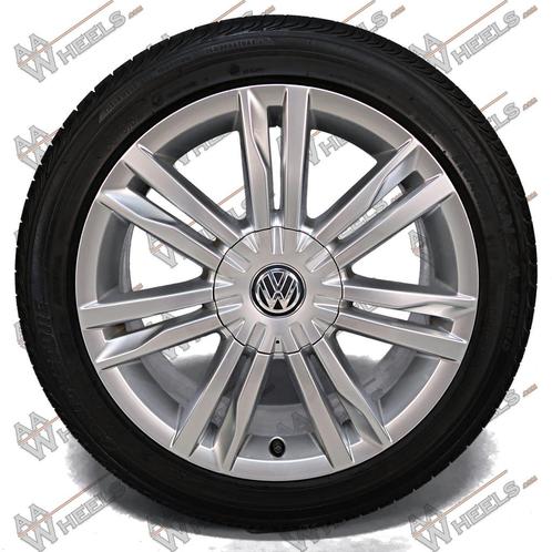 VW Golf 7 Geneva 17 inch originele velgen 5G0601025BS, Autos : Pièces & Accessoires, Pneus & Jantes, Enlèvement ou Envoi