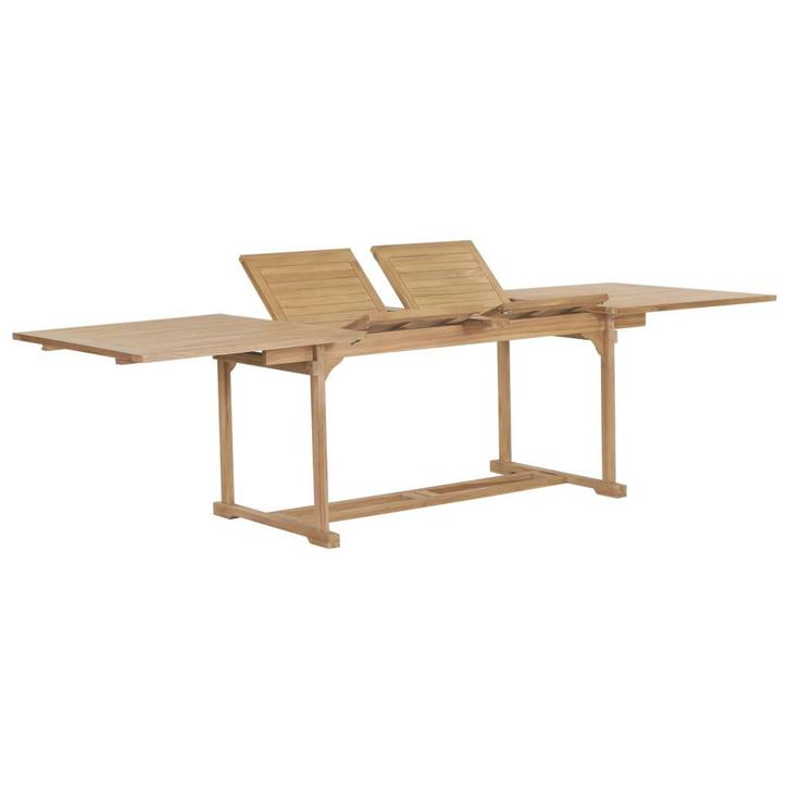 vidaXL Tuintafel verlengbaar 180-280x100x75 cm massief, Tuin en Terras, Tuintafels, Nieuw, Verzenden
