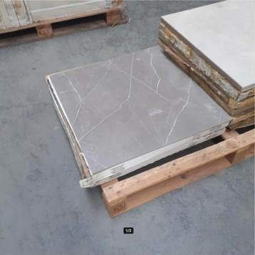 SALE - Status Gris 59,5 x 59,5 cm, 2,5m2, nr54 -  Keramische beschikbaar voor biedingen
