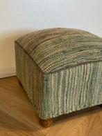 Afghaan Poef - Tabouret - Bois, Laine