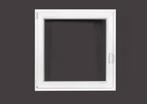 PVC raam draaikiep b100xh100 cm Wit, Nieuw, Dubbelglas, 80 tot 120 cm, Ophalen of Verzenden