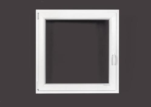 PVC raam draaikiep b100xh100 cm Wit, Doe-het-zelf en Bouw, Glas en Ramen, Dubbelglas, Nieuw, Gevelraam of Ruit, 80 tot 120 cm