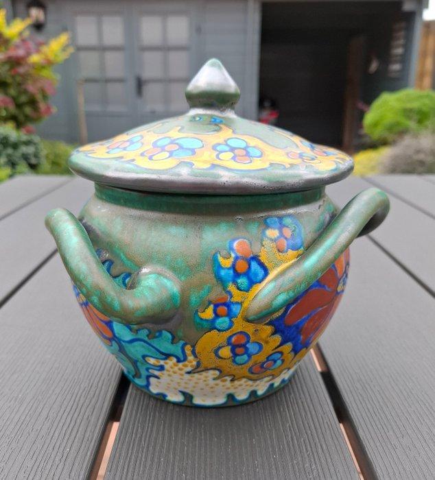 Plateelbakkerij Zuid-Holland - M.M.Steenwinkel - Pot à tabac, Antiek en Kunst, Antiek | Glaswerk en Kristal