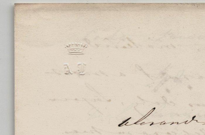 Alphonse de Lamartine - Lettre autographe signée - « Je vous, Verzamelen, Film en Tv
