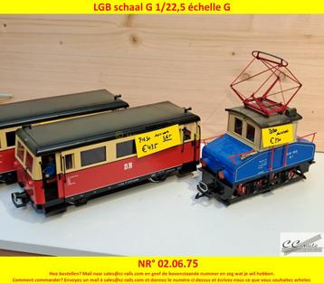 LGB à vendre. Locomotives, wagons, rails, ponts, décor beschikbaar voor biedingen