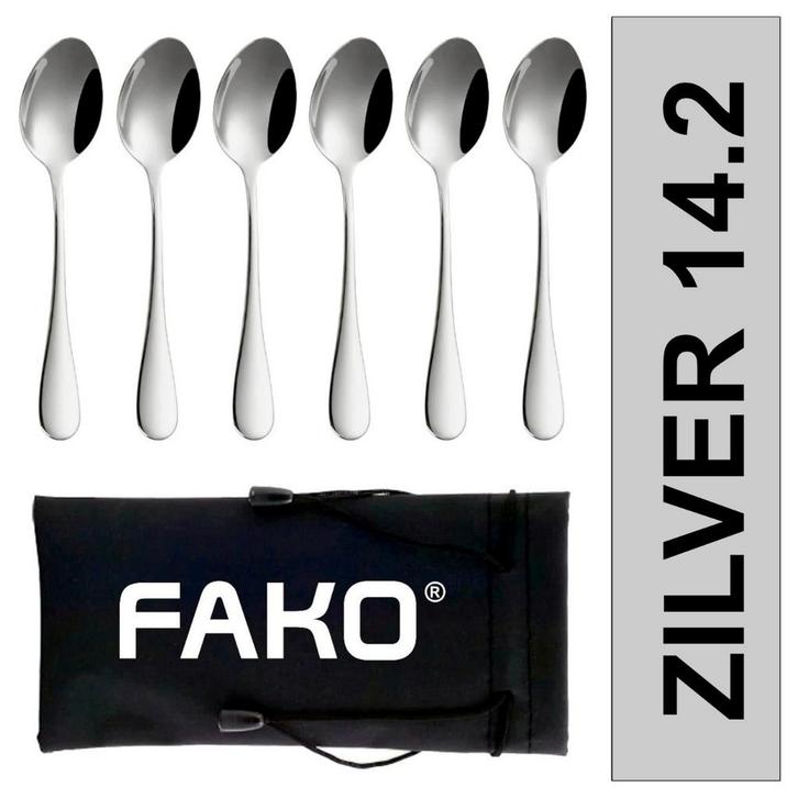 Fako Bijoux - Koffielepel / Dessertlepel Classic - 14cm -, Huis en Inrichting, Keuken | Bestek, Verzenden