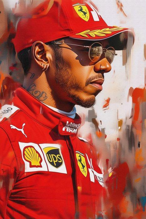 HENSHIN - Ferrari - Lewis Hamilton – Speed in red, Verzamelen, Automerken, Motoren en Formule 1