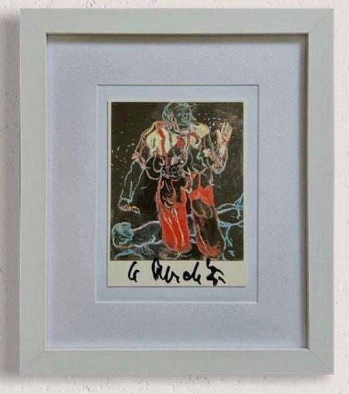 Georg Baselitz - „Schwarzgründig“ 1966 - signed by hand, Antiek en Kunst, Antiek | Overige Antiek