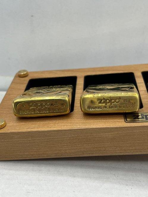 Zippo - Zonder Minimumprijs - Aansteker - Messing - (4), Verzamelen, Rookartikelen, Aanstekers en Luciferdoosjes
