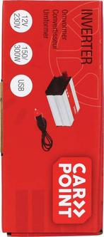 Carpoint Omvormer 12V>230V 150W Sigarettenaansteker, Verzenden, Zo goed als nieuw