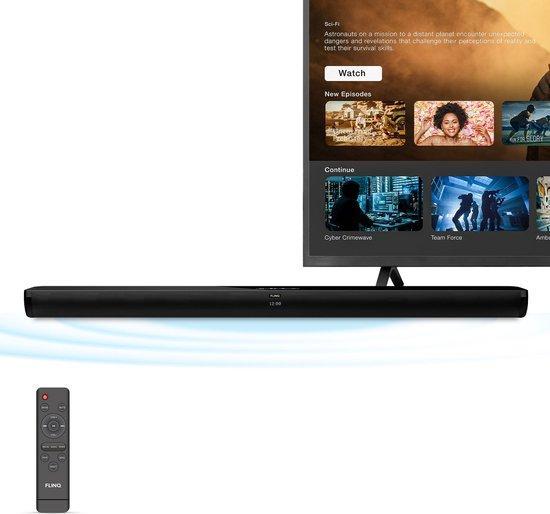 2dekans | FlinQ Soundbar – Bluetooth 5.3 & Ingebouwde, Audio, Tv en Foto, Home Cinema-sets, Ophalen of Verzenden