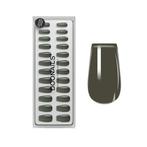 Doonails - Soft Gel Press Ons - Khaki Short Coffin, Verzenden, Nieuw
