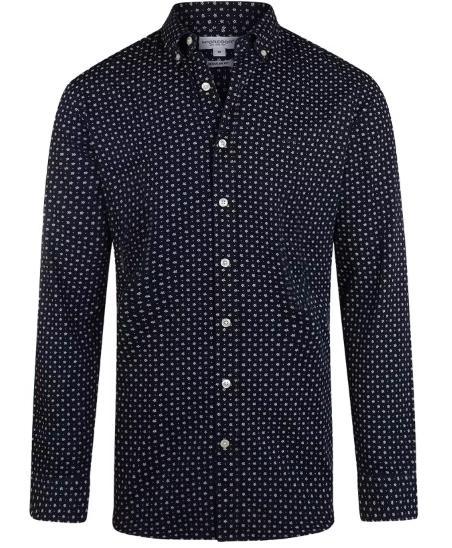 2dekans | McGregor Indigo Overhemd Heren Navy – Regular Fit, Kleding | Heren, T-shirts, Ophalen of Verzenden