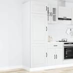 vidaXL Keukenkast Kalmar bewerkt hout wit, Huis en Inrichting, Verzenden, Nieuw