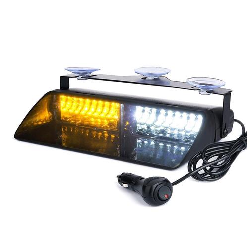 Basic dashboard flitser LED AMBER/WIT, Autos : Pièces & Accessoires, Éclairage, Enlèvement ou Envoi