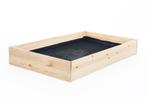 Moestuinbak - kweekbak - 120x80x18 cm - hout - met gronddoek, Ophalen of Verzenden, Nieuw