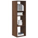 vidaXL Boekenkast 34x31x112 cm bewerkt hout bruin eikenkleur, Verzenden, Nieuw