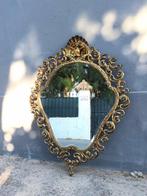 Spiegel - Verguld brons - Vrouw bronzen spiegel, Antiek en Kunst