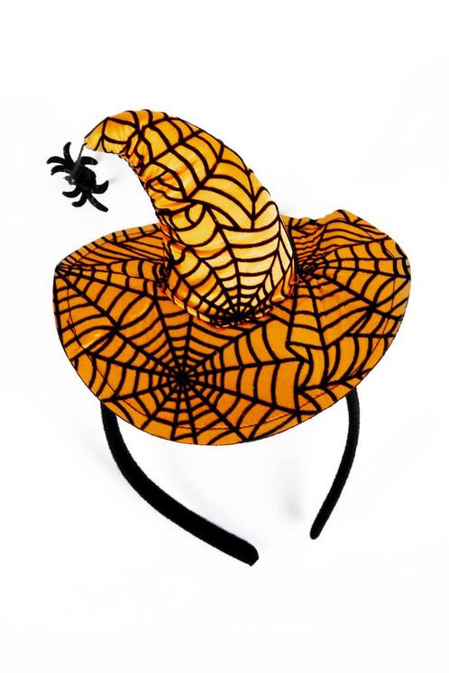 Haarband Heksenhoed Oranje Heks Diadeem Hoed Halloween Toven, Kleding | Dames, Carnavalskleding en Feestkleding, Nieuw, Ophalen of Verzenden