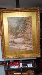 Alexander Charles (XIX) - Water mill, Antiek en Kunst