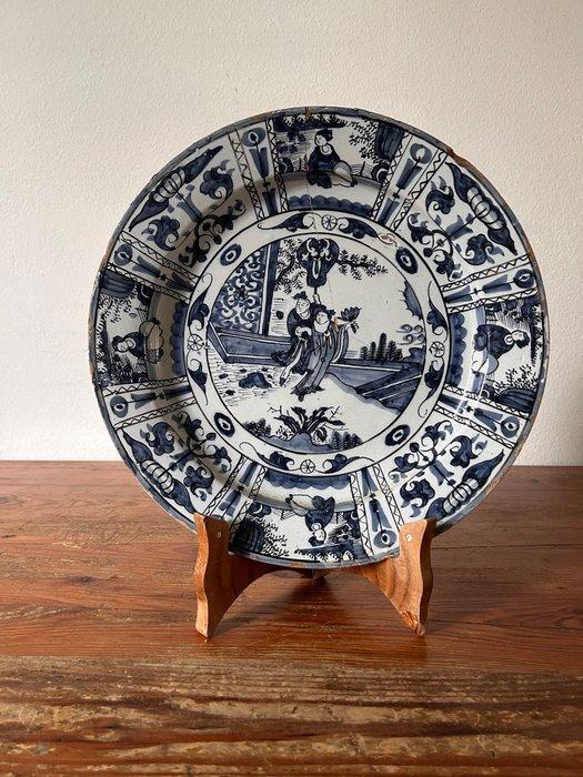 Schotel - Aardewerk - Chinese voorstelling, Antiek en Kunst, Antiek | Glaswerk en Kristal