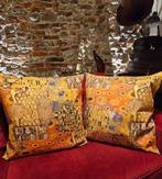 ensemble de 2 coussins Gustave Klimt Art Nouveau -60x60cm-