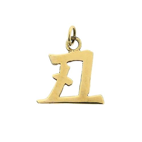 Gouden hanger van Chinees horoscoop teken; Os, Handtassen en Accessoires, Bedels, Gebruikt, Overige merken, Goud, Ophalen of Verzenden