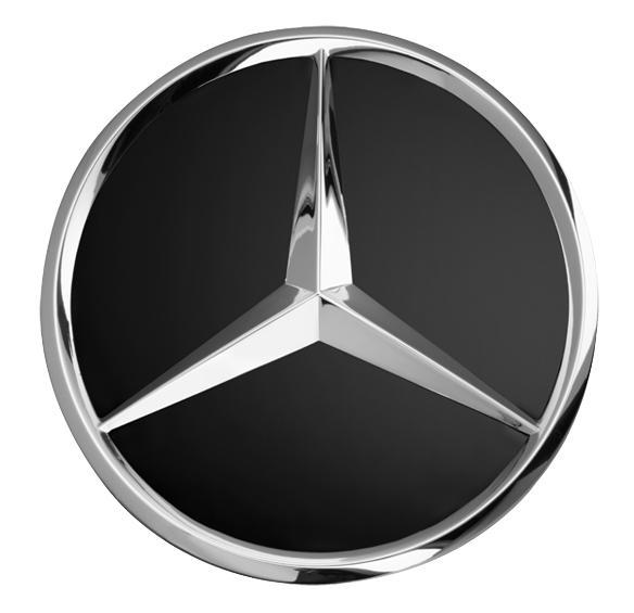ORIGINAL MERCEDES EMBLEM + PLATTE PASST FÜR GCP GRILLS, Auto diversen, Auto-accessoires, Verzenden