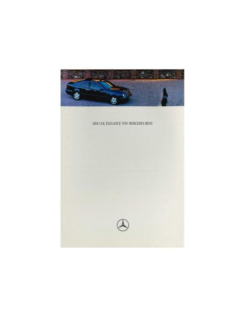 1997 MERCEDES BENZ CLK CABRIO BROCHURE DUITS, Boeken, Auto's | Folders en Tijdschriften, Ophalen of Verzenden