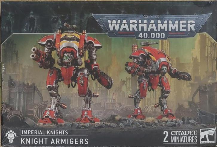 Imperial Knights - Knight Armigers (Warhammer 40.000 nieuw), Hobby en Vrije tijd, Wargaming, Ophalen of Verzenden
