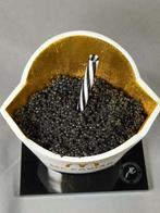 XTC Artist - Mc Caviar Pearly white & black straw 19cm, Antiek en Kunst