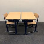 Tweedehands complete school set van 25 stuks tafels +, Huis en Inrichting, Stoelen, Gebruikt, Hout, Vijf, Zes of meer stoelen