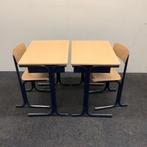 Complete school set van 50 stuks tafels + stoelen (stip, Huis en Inrichting, Stoelen, Gebruikt, Eén, Hout